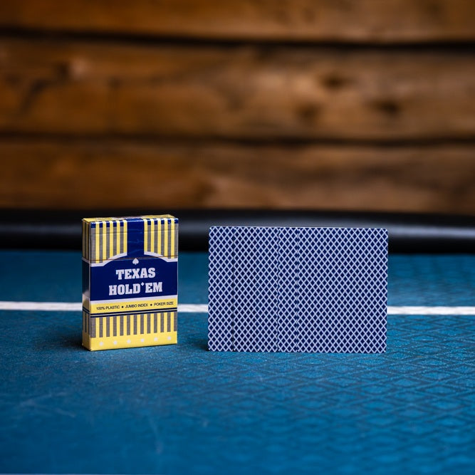 Texas Holdem Pokerkort Blå