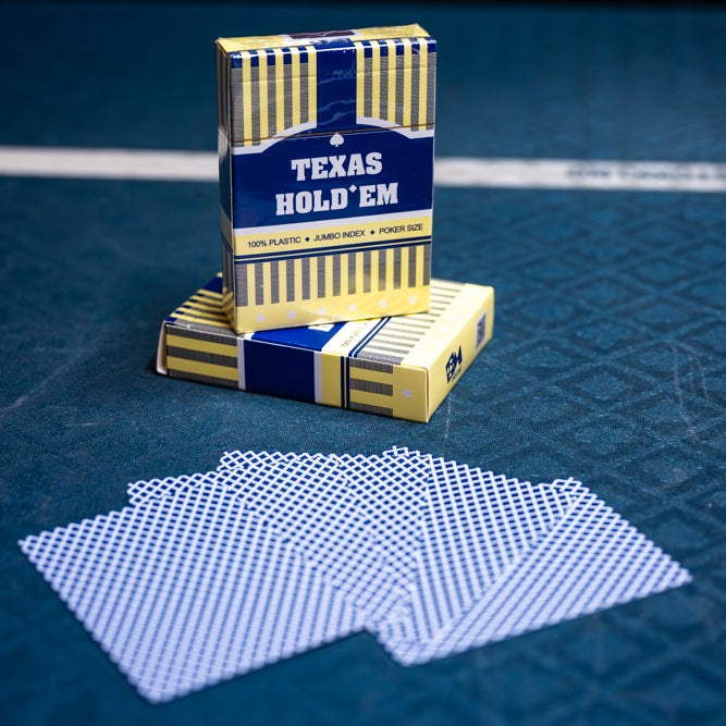 Texas Holdem Pokerkort Blå