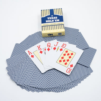 Texas Holdem Pokerkort Blå