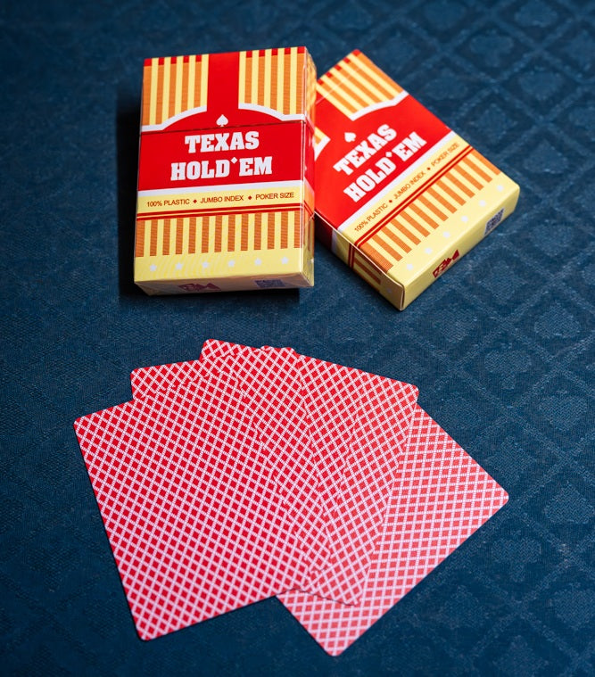 Texas Holdem Pokerkort Rød