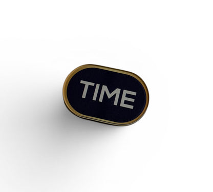 Time Button - Blå